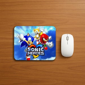 Sonic Heroes Mouse Pad: Retro Sega Game Desk Mat