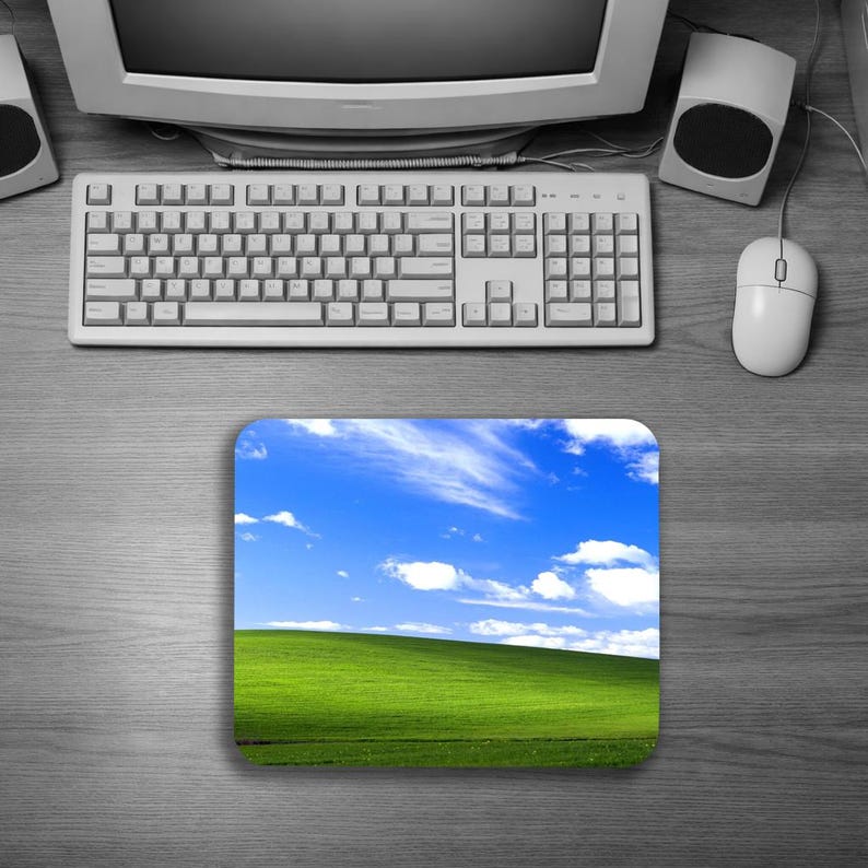 Windows Xp Pc Mouse Windows XP Bliss Mouse Pad: Retro PC Gaming Desk Mat - Etsy