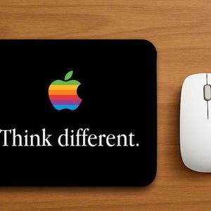 Apple Logo Mouse Pad - Etsy