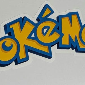 Pegatina de vinilo de Pokémon