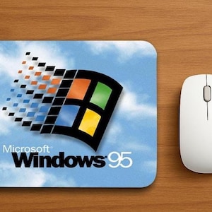 Alfombrilla de ratón para escritorio con sistema operativo retro para juegos de PC WIN 95