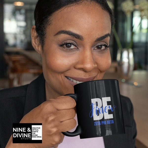 Zeta Phi Beta Mug Etsy