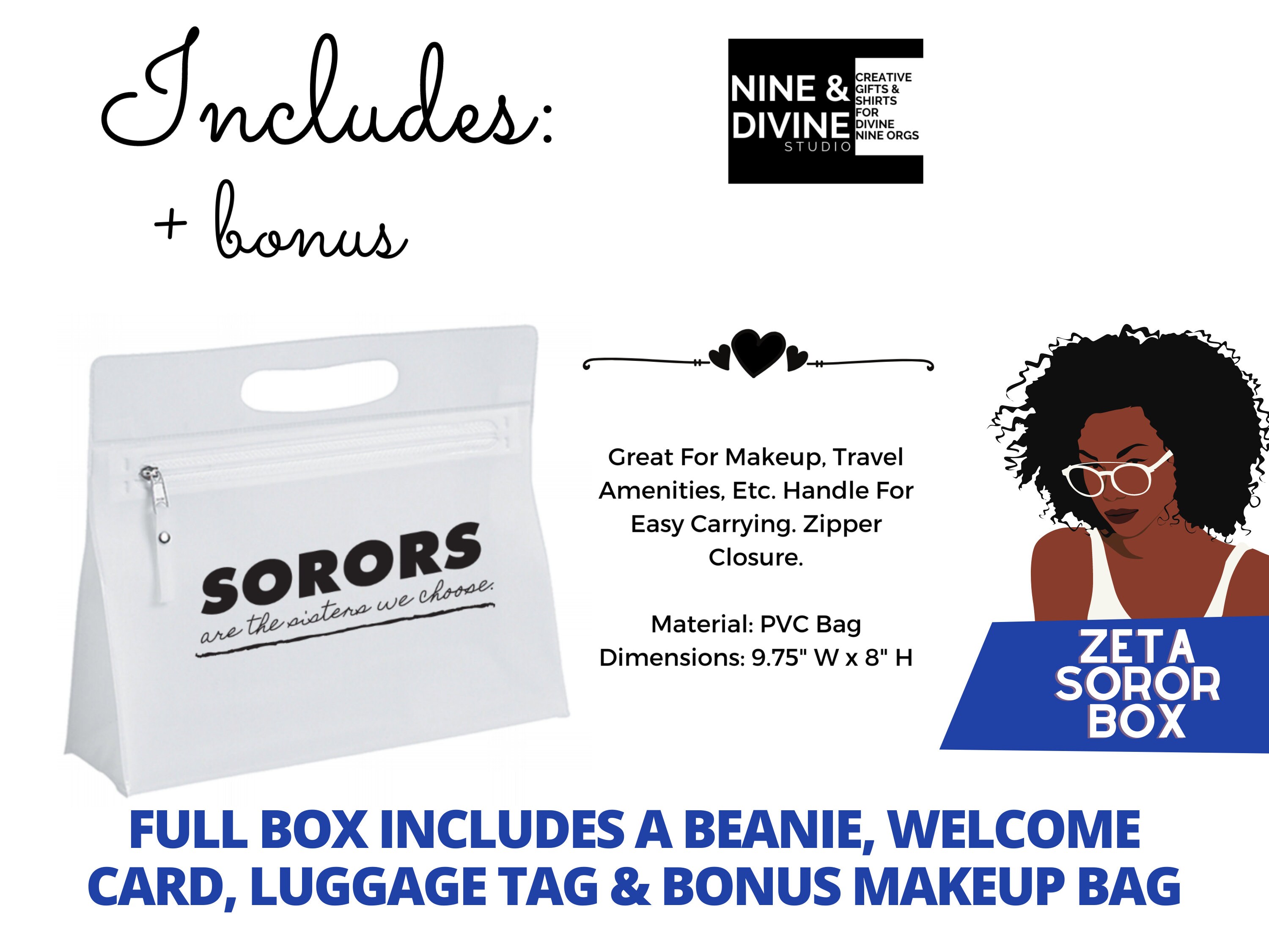 Zeta New Member Gift Box 4 Zeta Legacy Gift Cool Zeta Phi Beta New