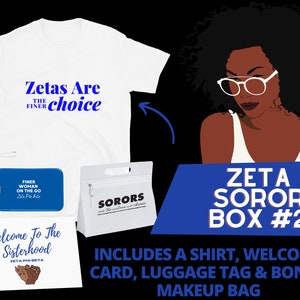 Zeta New Member Gift Box #2 / ZPB Probate Gift / MIP Gift per Zeta Soror / Fornitore ufficiale Zeta