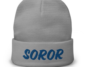 Gorro de la hermandad Zeta Phi Beta: Gorro azul rey para la soror