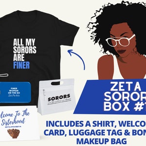 Zeta New Member Gift Box #1 - Grazioso regalo di successione per i nuovi membri Zeta - Regalo MIP per Zeta Soror - Fornitore ufficiale Zeta