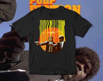 Camiseta Pulp Fiction, estampado gráfico, camiseta unisex streetwear.