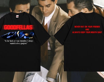 Goodfellas Vintage Tee, Graphic Print, Oversized Streetwear.