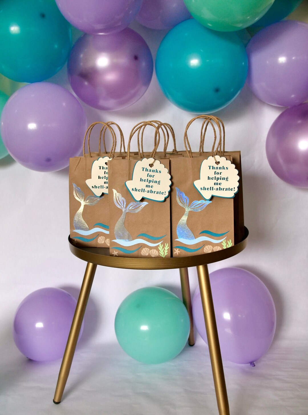 Mermaid Party Favor Bags - Etsy