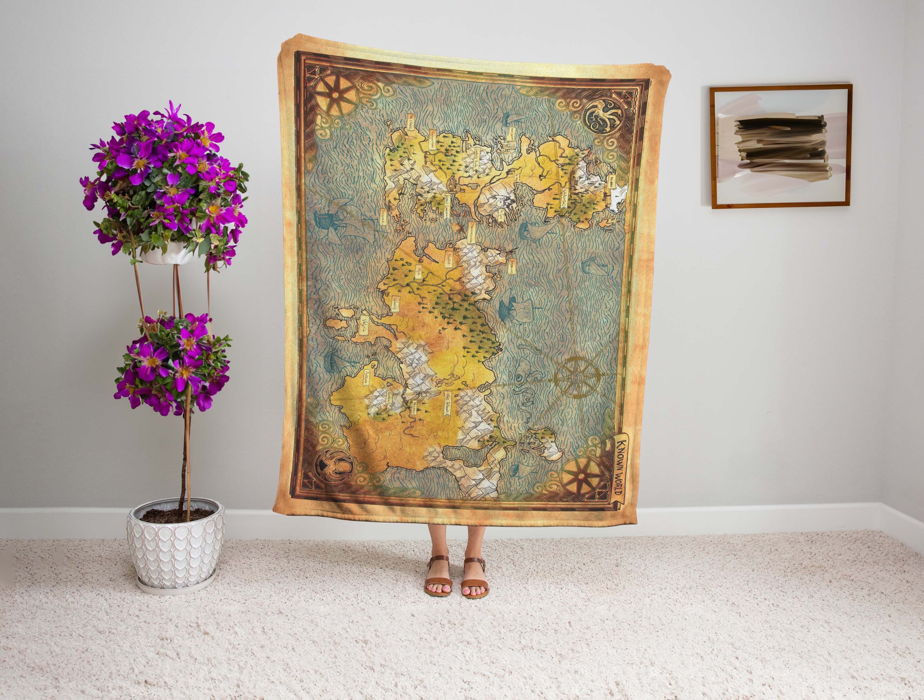 Game of thrones map blanket hotsell