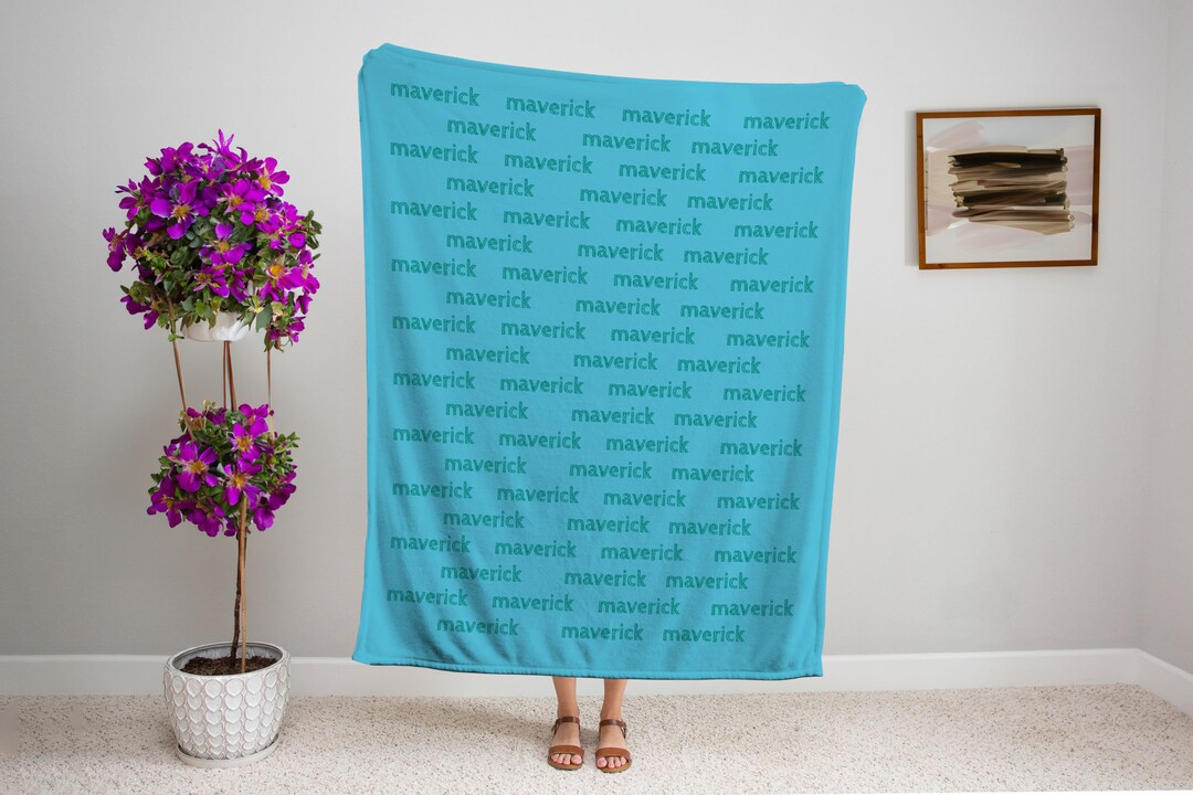 Custom Names Blanket Personalized Fleece/minky/sherpa Etsy