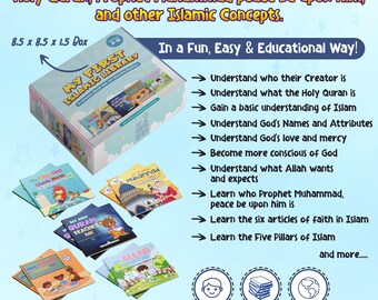 Islamic Books for Kids Kit | Islamic Stories of Prophets from Quran for Kids | Children Islamic Books for Babies & Toddlers