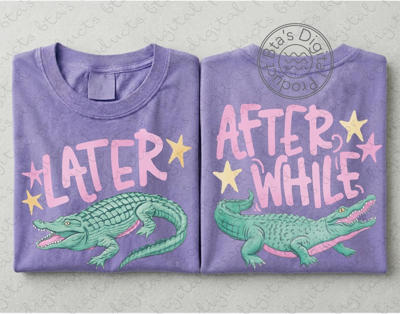 Funny Watercolor Crocodile PNG, Summer Break Design, Funny Sarcastic PNG, Last Day of School, Watercolor Reptile Teacher Gift