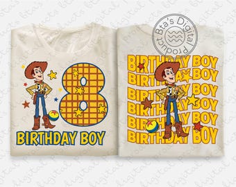 Woody Birthday Shirt Design, Toy Story Birthday SVG, Disney Birthday PNG, Disney Birthday Boy SVG, Woody Birthday Boy Shirt Svg