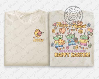 Pizza Planet Easter Png, Toy Story Easter Svg, Disney Easter Day Png, Funny Pizza Planet Easter Svg, Happy Easter Day