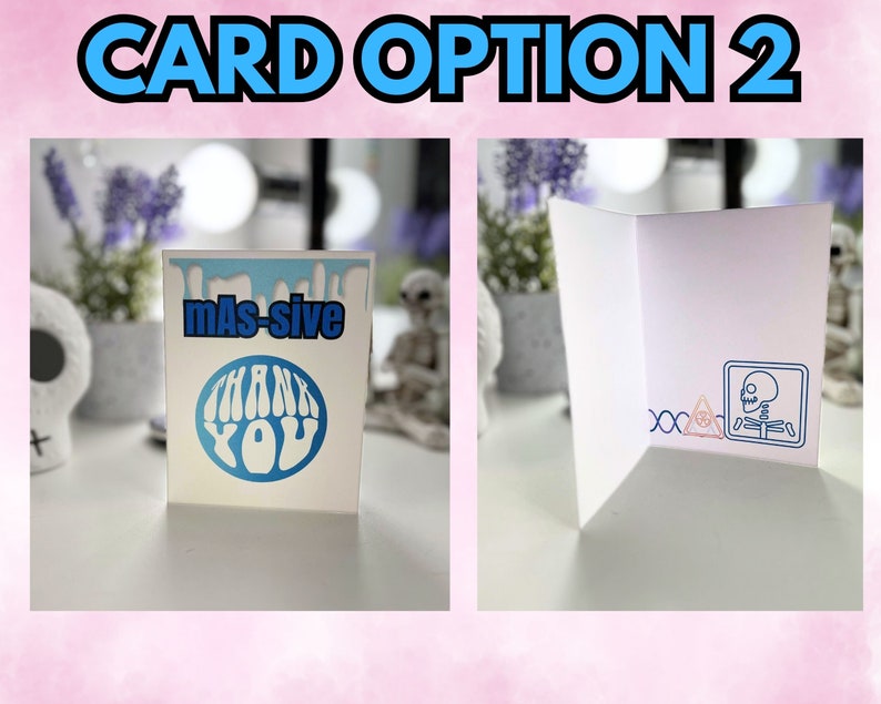 Radiology Xray Theme Thank You Card Print Rad Tech Thank You Etsy