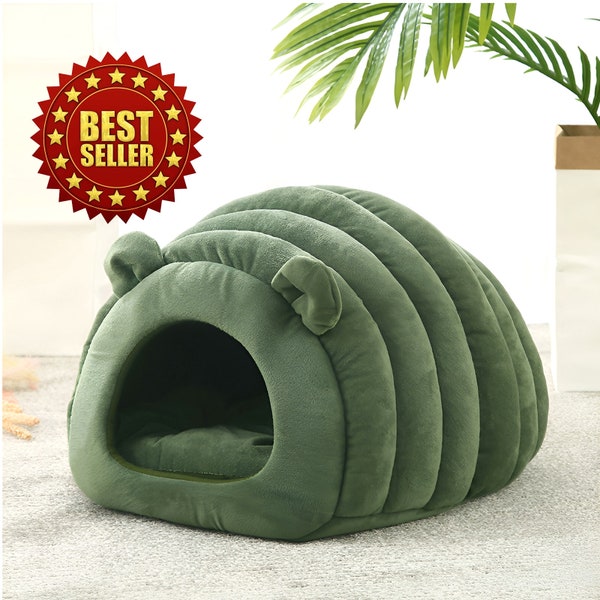 Calming Cat Cave Bed, Soft Kennel for Kittens, Cozy Cat Nest, Perfect Cat Lover Gift, Durable Cat House, Relaxing Pet Bed for Feline Comfort