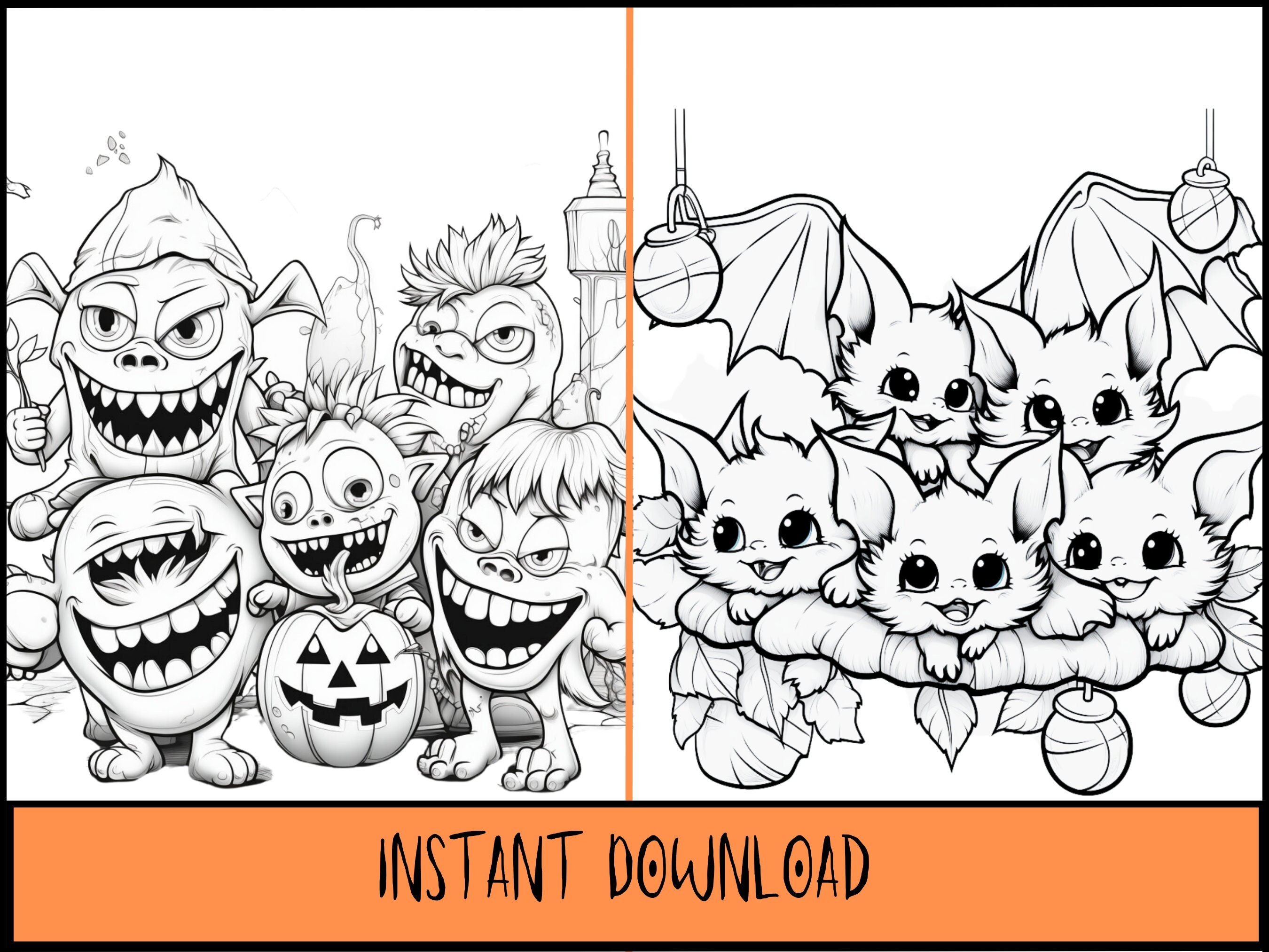 Halloween, Coloring Pages, Halloween Book, Printable Halloween Activity ...