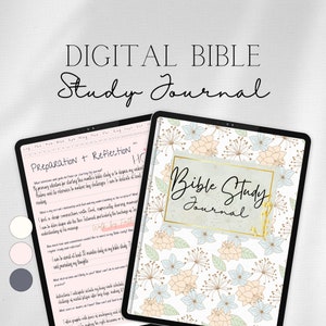 Bible Study Journal Devotional Journal Bible Study Guide Scripture Journal Prayer Journal Bible Study Template Guided Journal