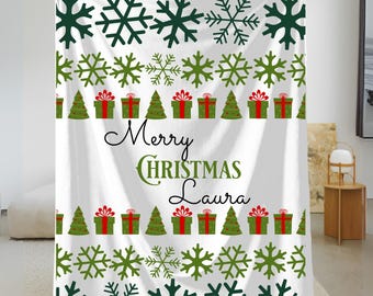 Cozy Winter Blanket, Personalized Christmas Throw, Cozy Winter Decor, Custom Snuggle Gift, Seasonal Home Accents, Cozy, Winter, Christmas