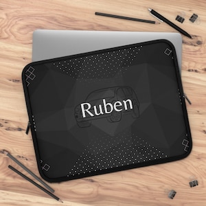 Custom Name Laptop Sleeve, Personalized Laptop Sleeve, Office, College Gift, Custom Laptop Sleeve, Laptop Bag, Case 7, 10, 13, 15, 17 in