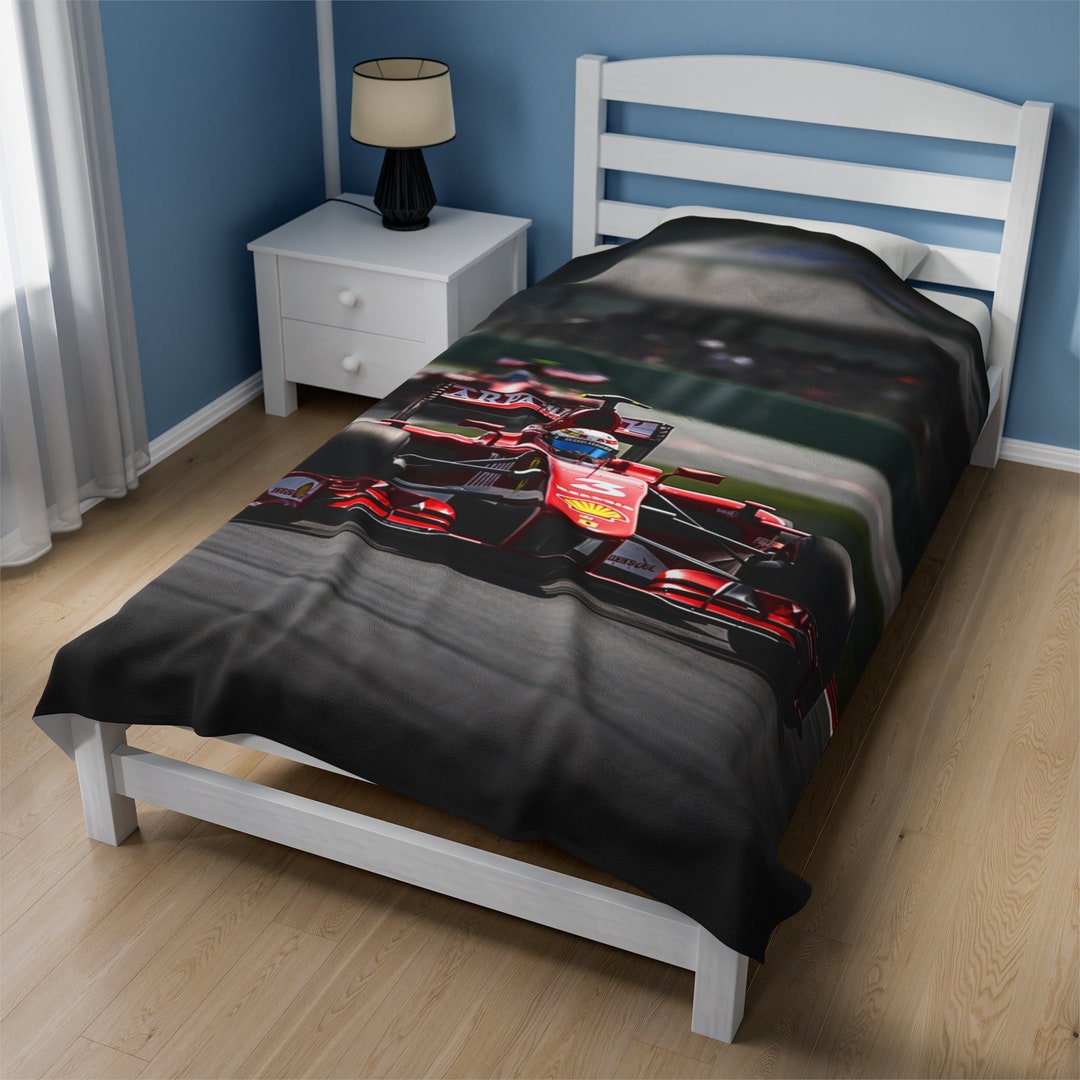 Ferrari F1 Blanket Redbull Gift F1 Blanket F1 Fan F1 Ferrari Etsy