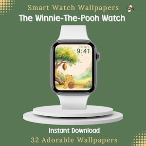 Quadranti WINNIE-THE-POOH / Addolcisci il tuo stile! Apple Watch / Samsung Galaxy / Sfondi carini per orologi