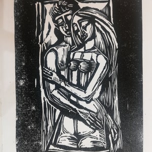 Linocut Print