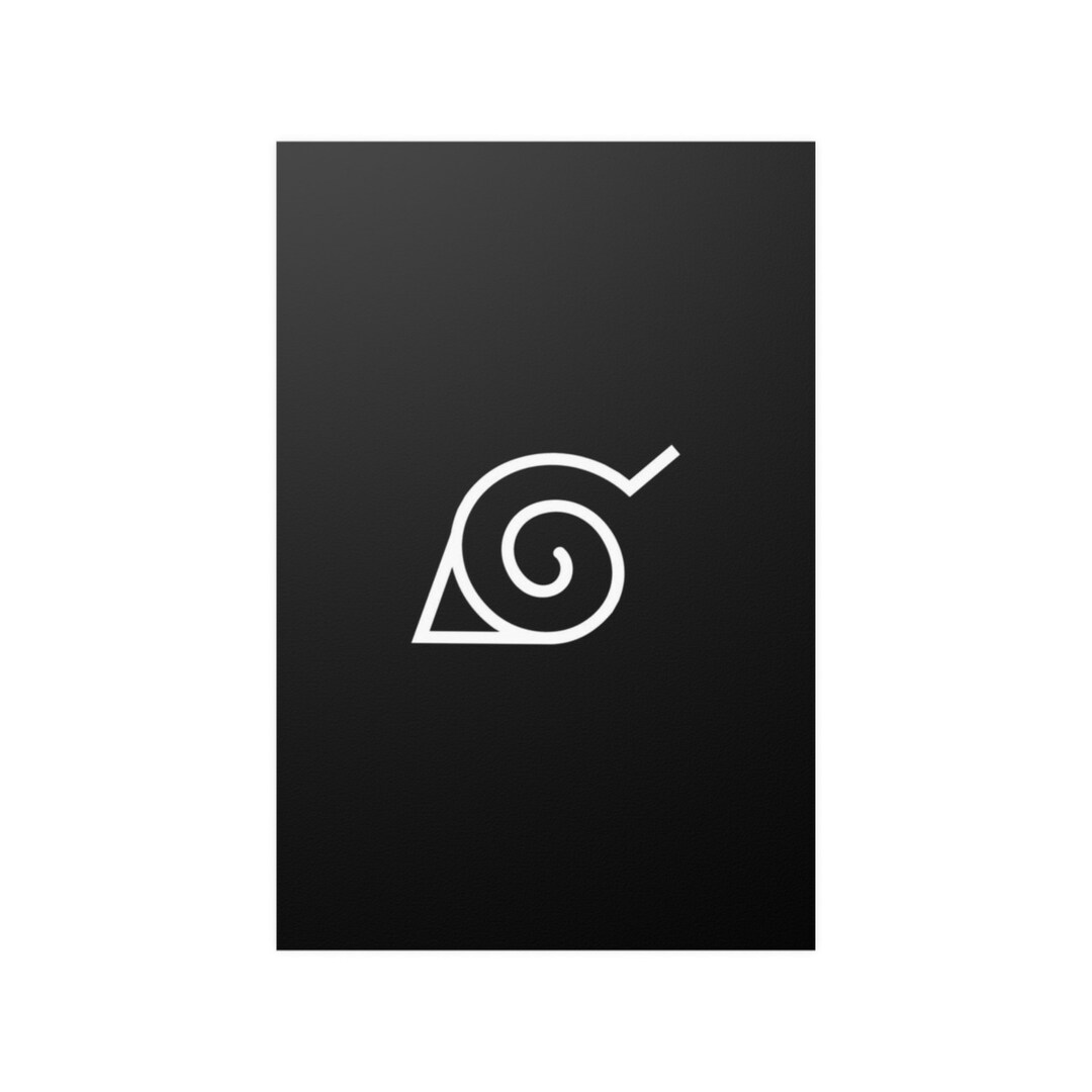 Naruto Hidden Leaf Village Sign Satin Posters 210gsm - Etsy