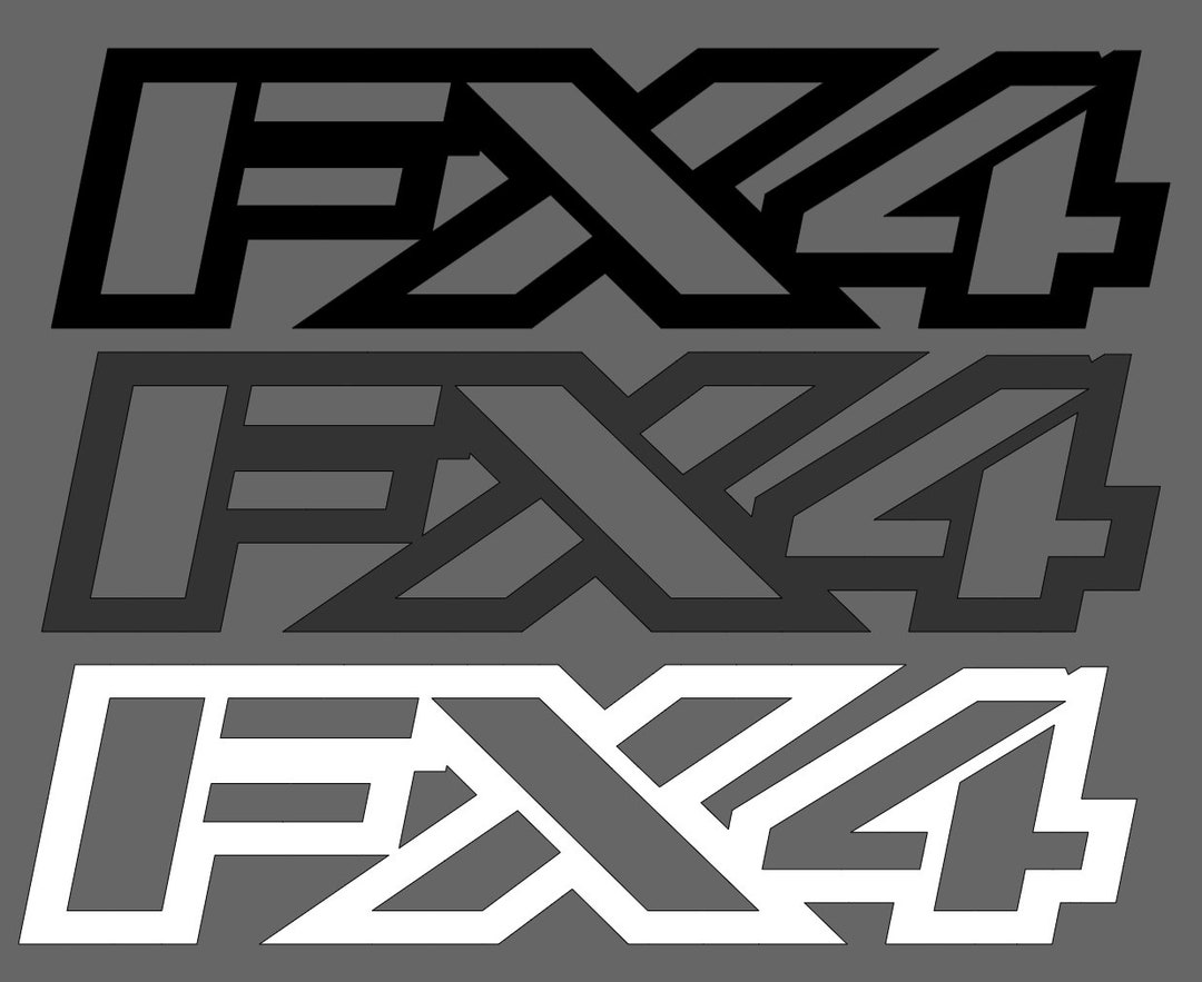 FX4 Truck Decal set of 2 Vinyl Decal Made With Quality Etsy