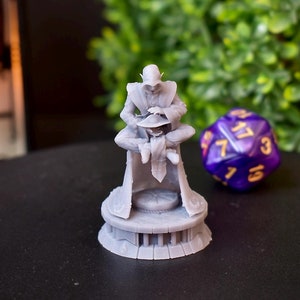 Elf Czarodziej Mag Czarodziej DnD Miniatura Dungeons and Dragons Mini Hero Quest RPG Gra planszowa Wielki prezent DnD Mistrz Podziemi Krytyczny Rola 5e