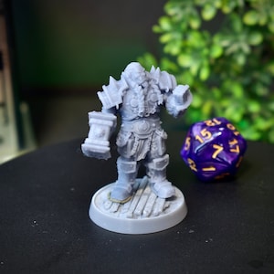 Orc Warrior Shaman DnD Miniatures Dungeons and Dragons Mini Hero Dungeon Quest RPG Board Game DnD WoW Gift Dungeon Master Critical Role 5e