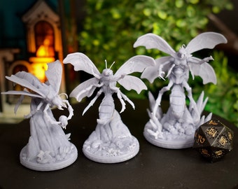 Giant Wasp, Queen Wasp DnD Monster Miniature, Hero Quest RPG, Tabletop Game Dungeons and Dragons, Gift, 5e miniatures, High Detail Figure