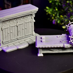 Cupboard, Torture Rack Terrain, Furniture Miniatures, Dungeons and ...