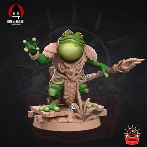 Frogfolk Monk DnD Miniatures Dungeons and Dragons Mini Hero Dungeon Quest RPG Board Game DnD WoW Gift Dungeon Master 5e