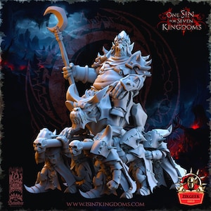 Goblin King Boss Monster Miniature – Fantasy RPG Hero Enemy for Dungeon Adventures, Tabletop Game Figure, TTRPG, Gift for Game Masters