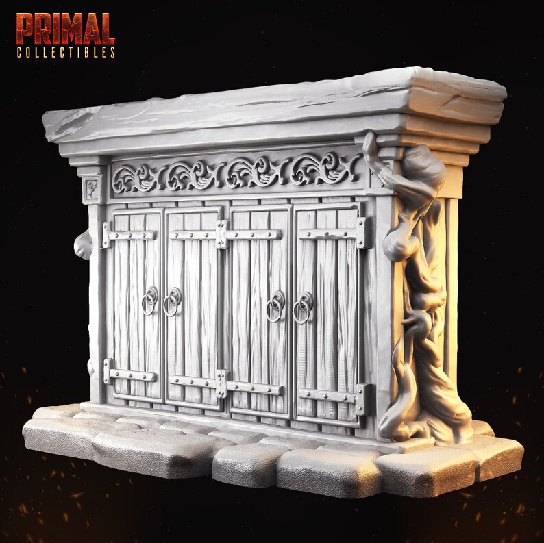 Cupboard, Torture Rack Terrain, Furniture Miniatures, Dungeons and ...