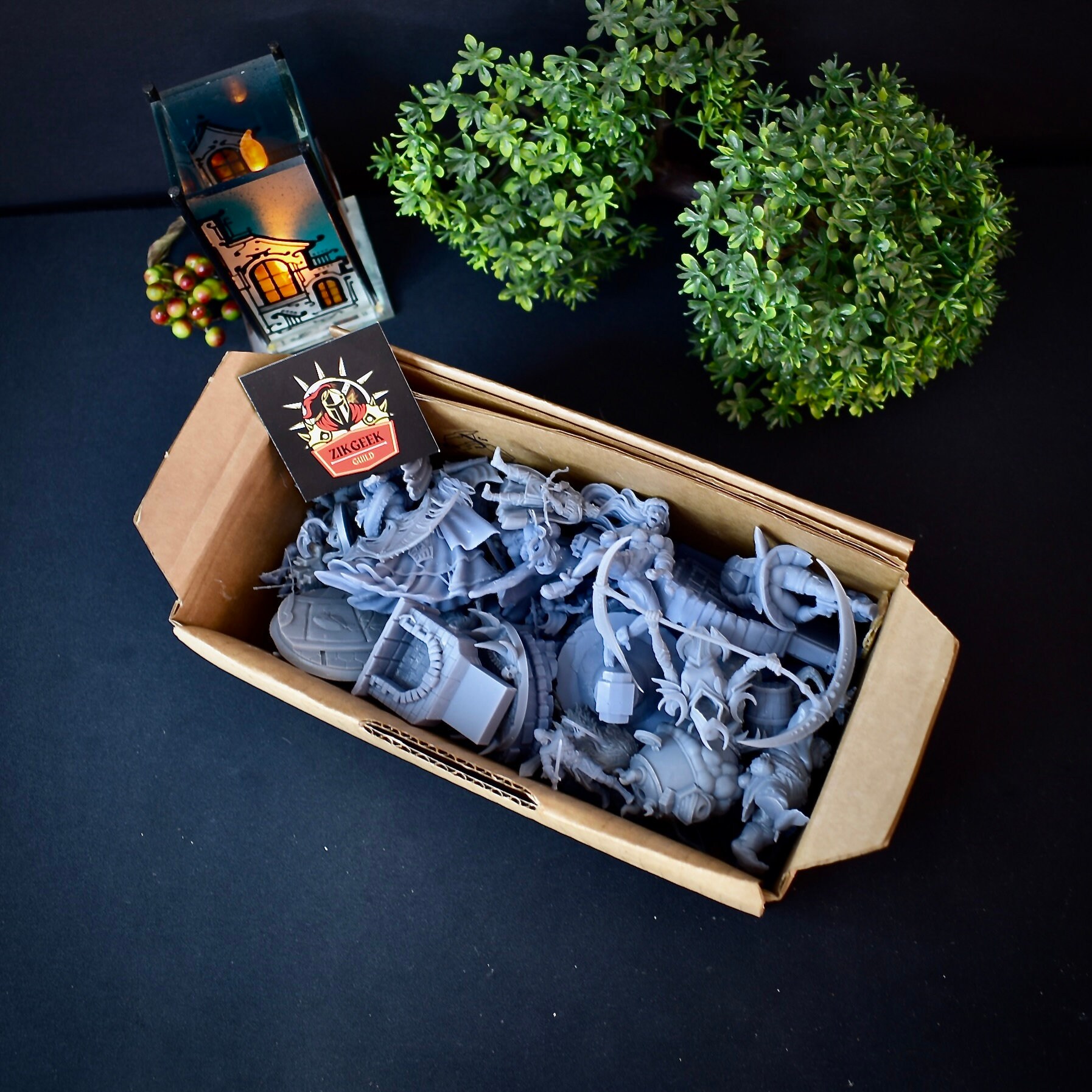 Miniatures Kitbashing Misprint Miniature Parts Box, Kitbashing Terrain Conversion Bits (0.25 ...