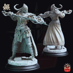 Warrior Eastern Spellsword DnD Miniature Dungeons and Dragons Mini Hero Dungeon Quest RPG Board Game Great DnD Gift Dungeon Master 5e