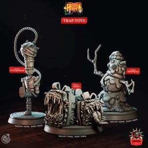 Trap Toys Terrain DnD Miniatures Dungeons and Dragons Mini Hero Dungeon Quest RPG Board Game Great DnD Gift Dungeon Master Critical Role 5e