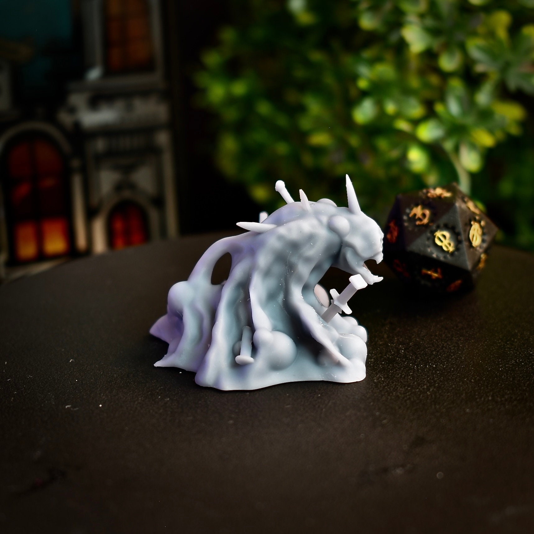Large Vile Slime Wow Miniature: 28/32/38mm Fantasy RPG Monster for