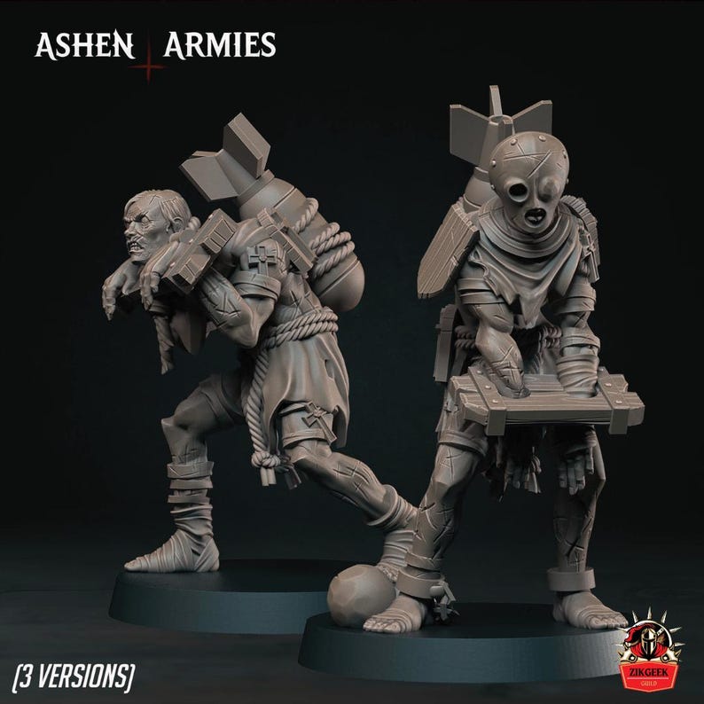 Bleeding Procession: Ecclesiastic Prisoners | Proxy For Trench Crusade 28/32/38mm