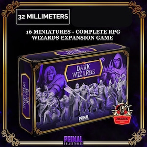 Dark Wizards Expansion Miniatures – Fantasy RPG Dungeon Enemies, Hero Quest Tabletop Figures, Gift for Game Master, Critical Role