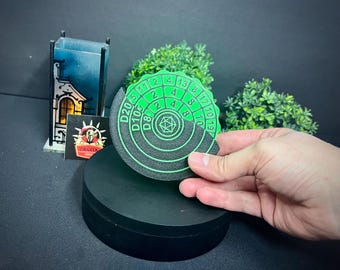 Contador de ranuras de hechizos y puntos de vida para DnD - Contador de dados universal para juegos de rol de mesa D20-D4