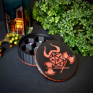 Barbarian DnD Dice Box, Dice Case: Gift for the Dungeon Master and  Fantasy TTRPG Gamers