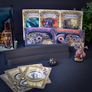 Kartenhalter, Tabletop-Kartenschiene, Spieler-Organizer-Dashboard, Komponentenablage, Brettspielzubehör, Dungeons and Dragons, D&D Geschenk