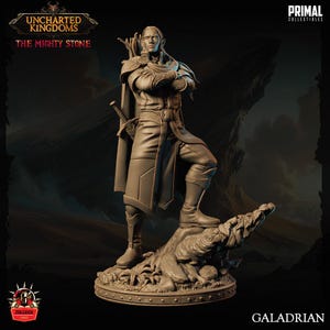Elf Rogue Ranger Fighter DnD Miniature Dungeons and Dragons Mini Hero Dungeon Quest RPG Board Game Great DnD Gift Dungeon Master 5e