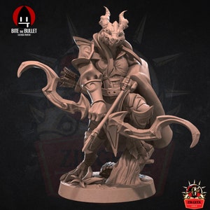 Dragonborn Ranger Miniature, Dungeons and Dragons Mini, Hero Dungeon Quest, RPG Game, DnD Gift, Critical Role, Dungeon Master 5e