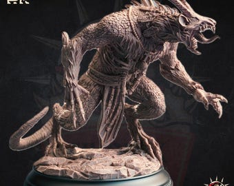 Eldritch Capra Abomination Miniature: 28/32/38mm Fantasy RPG Mini for DnD, TTRPG