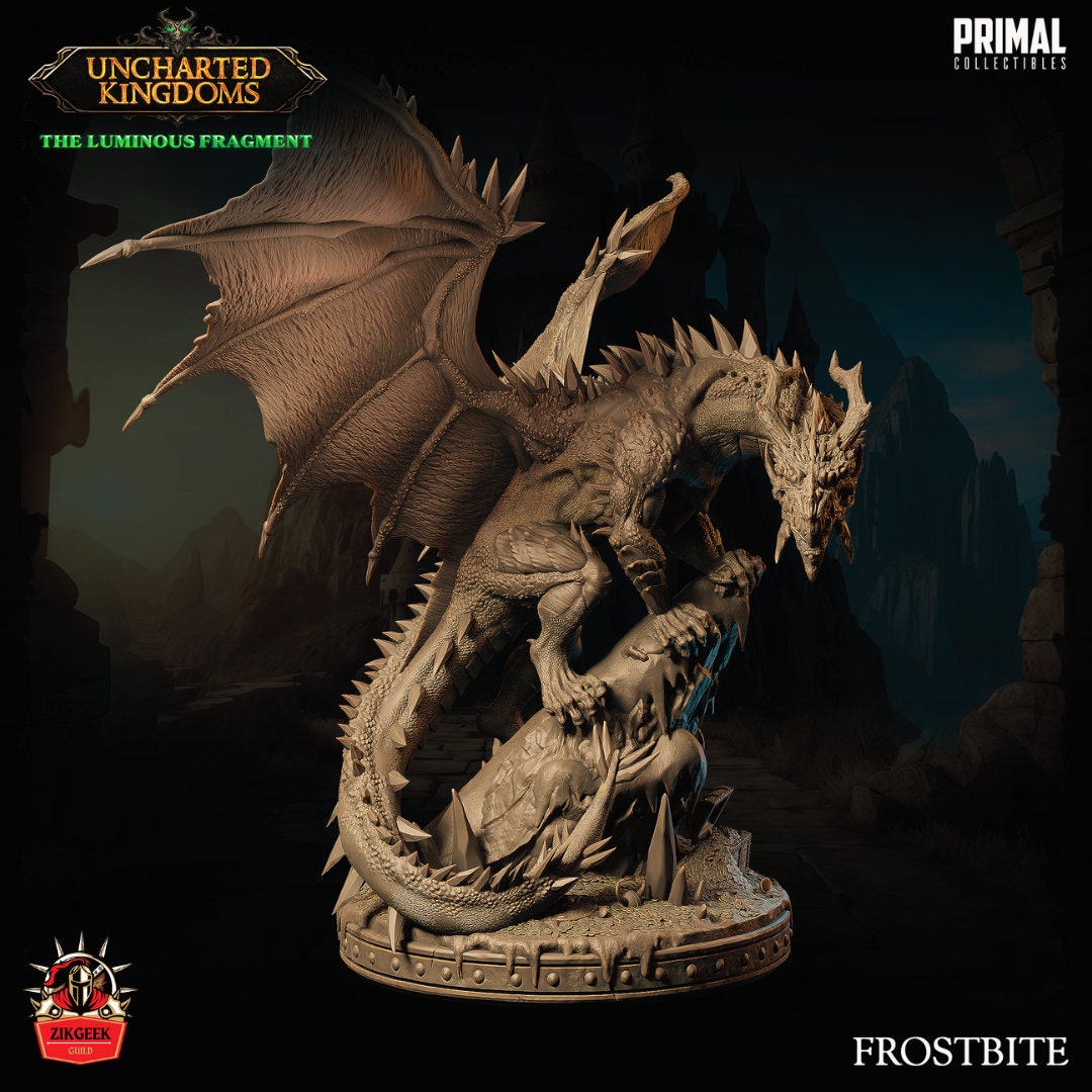 IJsdraakminiatuur: 28/32/38 mm fantasy-RPG mini voor DnD, TTRPG - Etsy  België, image size:1080x1080